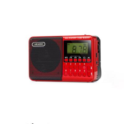 China Portable Mini Digital TF USB FM AM Switch Speaker Pocket Radio for sale