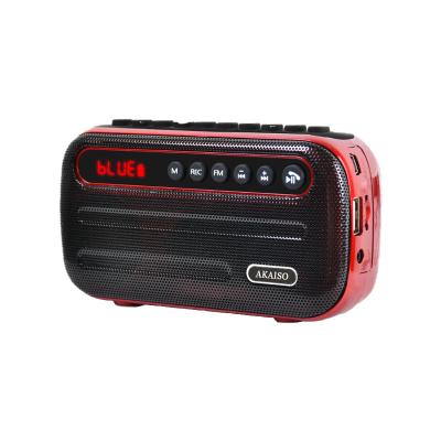 China Mini MP3 BT Mini Speaker Music Player FM Radio Rechargeable Battery 3 Support U Disk Wireless TF Card for sale