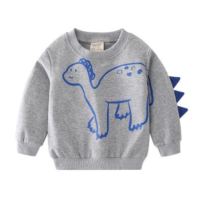 China Autumn New Designers Little Boys Hoodies Dinosaur Cartoon Breathable Pattern Kids Breathable Children Clothes for sale