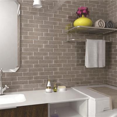 China Special Europe 50x200mm Gloss BLOCK Bathroom Translucent Wall Tiles Rough Edge Tiles for sale