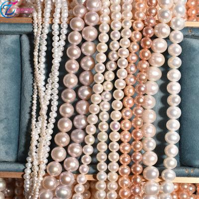 China Jewelry making factory wholesale loose round freshwater pearls 2-10mm near real round freshwater pearl diy pearl for sale