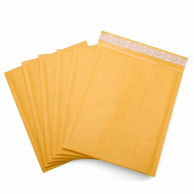 China Gift & Wholesale Yellow Poly Bubble Padded Envelopes Craft RTS Paper Packaging Mailing Bag For Book for sale