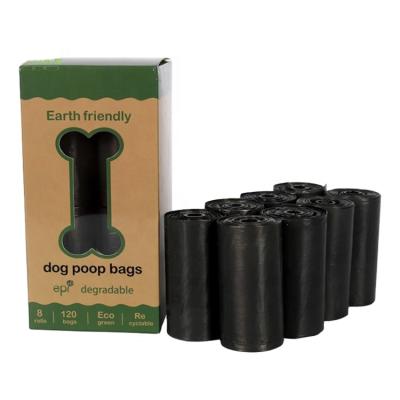 China Sustainable Eco Friendly Compostable Biodegradable Dog Poop Bags Waste Dog Bags Dispenser for sale