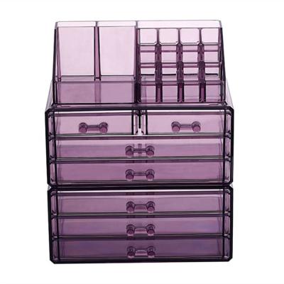 China Wholesale Direct Sale 7 Drawer Viable China Factory Makeup Organizer Acrylic Makeup Organizer for sale