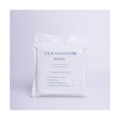 China Cleanroom Contamination Control Class 4 Lint Free Cleanroom Wipes Manufacturer ISO9001 / SGS Certified for sale