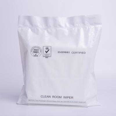 China Eco-friendly Cleanroom Wipes Cleanroom Application Cleanrom Use And Screen Microfiber for sale