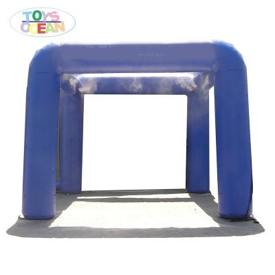 China PVC Vinyl Tarpaulin Car Wash Inflatable Fog Tent For Sale New Inflatable Car Washing Inflatable Tent for sale