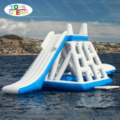 China PVC Inflatable Slide Commercial Outdoor Floating Inflatable Water Slide for sale