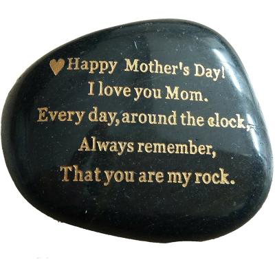 China Amazon Gift Global Hot Selling Mothers Day Gifts/Fathers Day Happy Mothers Day YOU ARE MY ROCK unique gift engraved rock for sale