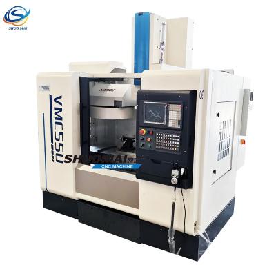 China VMC550 small CNC milling machine center with 4 Axis for sale