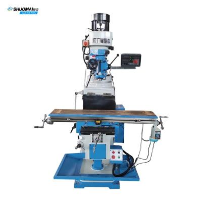 Chine 4H variable speed DRO vertical turret milling machine for metal processing à vendre