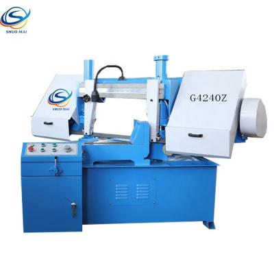 중국 G4240Z metal workpiece 45 60 degree angle band saw machine 판매용