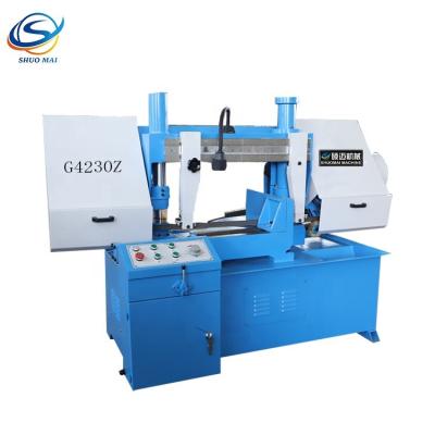 중국 G4230Z cutting metal steel pipe angle band saw machine 판매용