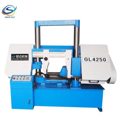 China High precision GL4250 4260 4280 double column gantry horizontal metal cutting band saw machine à venda