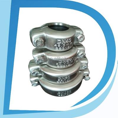 China 1000psi (70bar) Stainless Steel Flexible Hose Coupling Best Coupling High Pressure Hose Fitting for sale