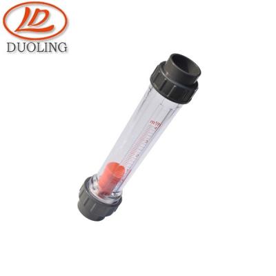 China AS LZS Factory GPM Plastic Water Air Rotameter Flow Meter for sale