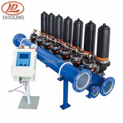 China Liquid Irrigation Disc Filter System Automatic Filter Backwash Plastic Water Filter for sale