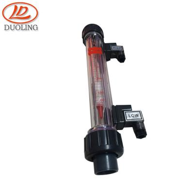 China AS Plastic Material As ABS PVC Electric Flow Meter With Alarm Switch for sale