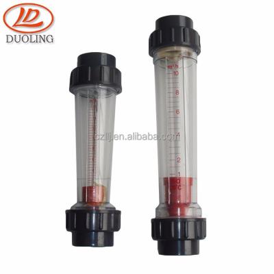 China ABS Or PVC Good Quality Wholesale Price LZB Swimming Pool Water Flow Meter for sale