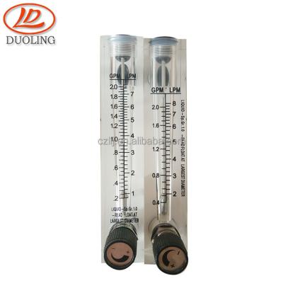 China Acrylic Tube Flow Meter With Regulating Valve Water Flow And Air Meter Rotameter for sale