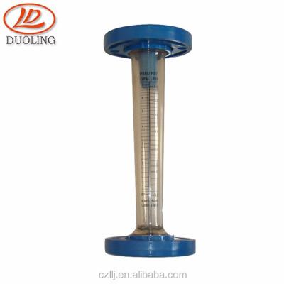 China ABS Or PVC Polysulfone Rotameter Brine Sea Flow Meter for sale