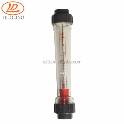 China AS Ethylene Glycol Flow Meter Plastic Rotameter for sale