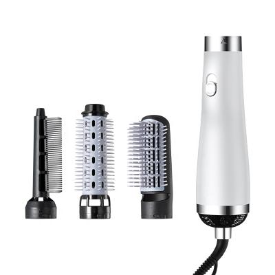 China Ionic Professional 3 in 1 Hot Hair Dryer Brush Airbrush Hair Curler One Step Blower for sale