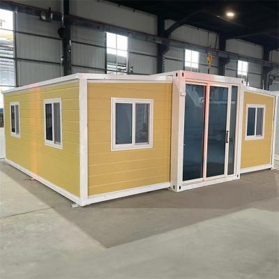 China Southeast Asia Homes Prefabricadas China Folding Container House Expandable Prefab Houses Modern Luxury Container With Kitchen Bathroom for sale