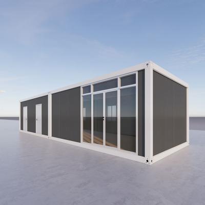 China Traditional Demountable Ghana Knock Down Homes Modulares Prefabricadas Steel Frame Container House With Roof Balcony for sale