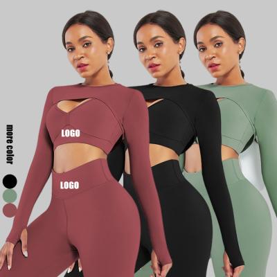 China 2021 New Simple Breathable Ladies Yoga Set Listing 3 Yoga Set Quick Dry Two Piece Set Summer Breathable Custom Logo Color 2021 New for sale