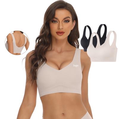 China New Arrival QUICK DRY QUICK DRY Plus Size Push Up Chest Comfortable Daily Wireless Seamless Bra for sale