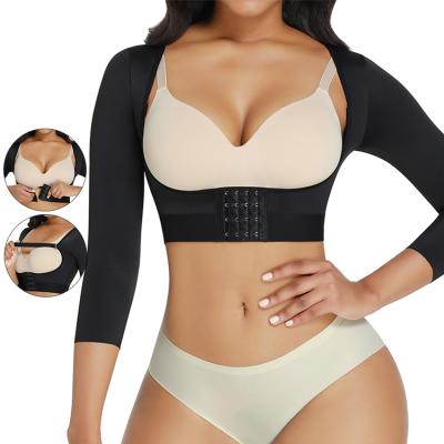 China 2022 New Design Antibacterial Antibacterial Plus Size Adjust Hooks Lift Chest Women Post Surgery Shapewear for sale