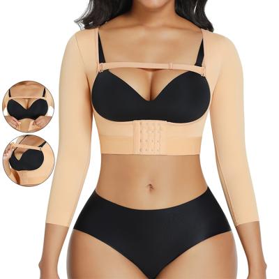 China New Design Antibacterial Antibacterial Adjust Hangs Women Push Up Chest Shapewear Long Sleeve Top for sale