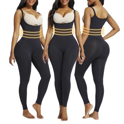 China New Design Antibacterial Antibacterial Antibacterial Women's Full Body Butt Lifter Hip Enhancer Jumpsuit Shaper Shapewear for sale