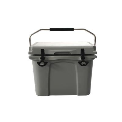 China 2023 New Style Waterproof Professional Ice Chest Cooler Box YETl LLDPE+PU 20L Hard Cooler for Camping and Fishing for sale