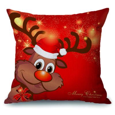 China Folded 3D Christmas Pillow Case Polyester Pillow Case For Wholesale Sublimation Tile Case Cushion Cover for sale