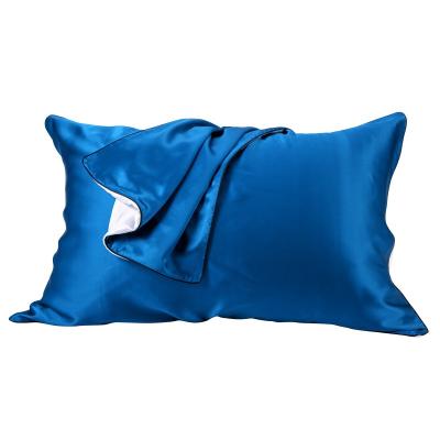 China Wholesale 19mm Folded Double Sided 100% Pure Silk Pillow Case Mulberry Hidden Zipper for sale