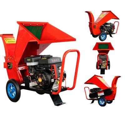 China Crushing Forestry Machinery Wood Chipper Wood Shredder With Electric Chipper 15HP Wood Shaft Tutting for sale