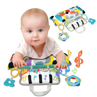 China Toy Tummy Time Pillow Baby Soft Toys with Mini Music Piano Keyboards Soft for sale