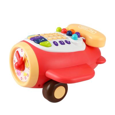 China Educational Electronic Airplane Baby Toys Multifunctional Cartoon Airplane Toy 22 x 14 x 22.5 (cm) for sale