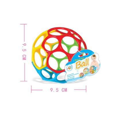 China Hot sale rattle ball baby classic oball soft toy 9.5 x 9.5 x 9.5 (cm) for sale