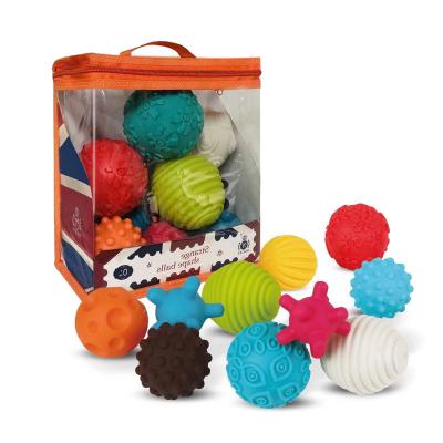 China Construction Toy Amazon Hot Sale Soft Textured Ball Set Baby Sensory Toy Perception Ball Exploration Sensory Toys for sale