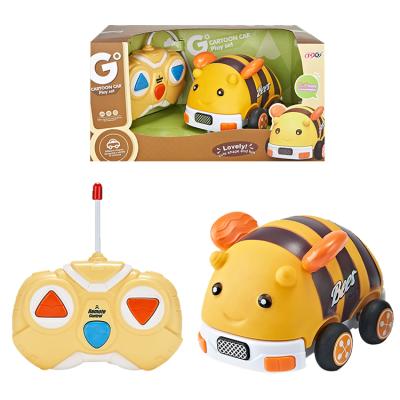 China Hot Sale Bee Car Cartoon Toy Vinyl RC Hobby Bee Remote Control RC Toys For Children for sale