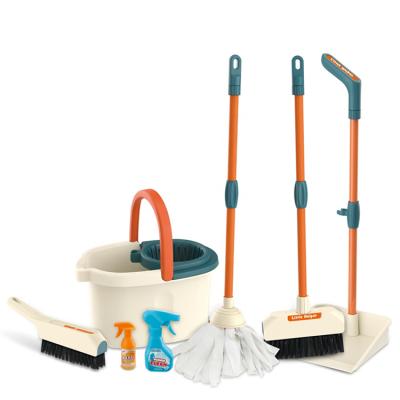 China Plastic Juguetes Cleaning Set Pretend Clean Play Tool Toy For Kids Toddlers 37 x 15 x 20 (cm) for sale