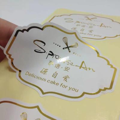 China Plastic Or Paper Color Seal Waterproof Thermal Sticker for sale