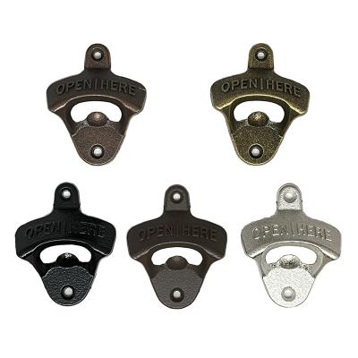 China Viable Drink Bee Soda Caps Remover, Here Open Metal Personalized Wall Mounted Bottle Openers for sale