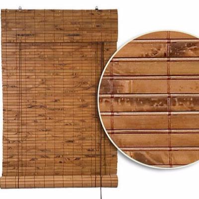 China Venetian Bamboo Window Blinds Natural And Green Decoration Outdoor Roller for sale