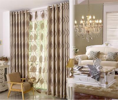 China Blackout Yilian Turkish Home Decor Curtains Living Room Curtains for sale