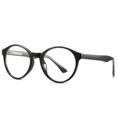 China Modern Popular Round TR90 CP Optical Frame PC Clear Glasses Men Women Optical Frame Glasses for sale