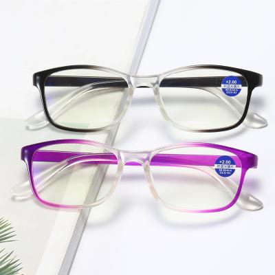 China Reading Glasses 2020 Hot Sale Blue Light AC Glass PC Anti Sight Anti Radiation Reading Glasses for sale